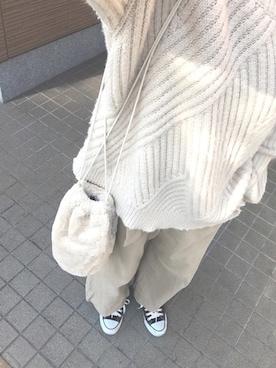 haaaaguさん（レディース・155cm）の冬コーディネート