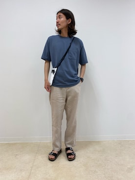 「linen」｜shibaさん（メンズ・173cm）の春コーディネート