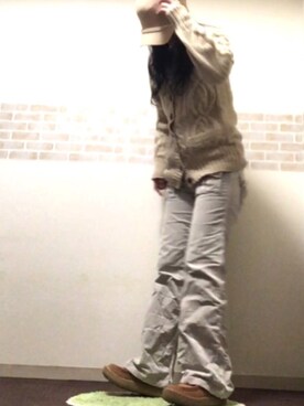 「Rin clover（リンクローバー）のアイテム」を使った、まるさん（レディース・168cm）の秋コーディネート