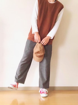 早川陸さん（メンズ・175cm）の夏コーディネート