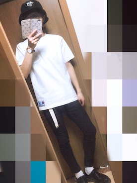 「jiggys shop（ジギーズショップ）のアイテム（パンツ）」を使った、たいちゃんさん（メンズ・170cm・20代）の春コーディネート