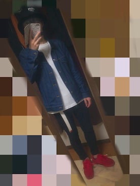 「jiggys shop（ジギーズショップ）のアイテム（パンツ）」を使った、たいちゃんさん（メンズ・170cm・20代）の春コーディネート