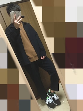 「Xti（エックスティーアイ）のアイテム」を使った、たいちゃんさん（メンズ・170cm）の秋コーディネート