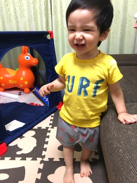 SHUNKIさん（キッズ・80cm）の夏コーディネート
