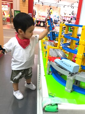 SHUNKIさん（キッズ・80cm）の秋コーディネート