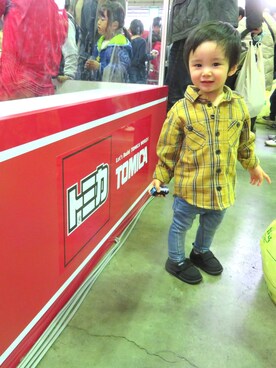 SHUNKIさん（キッズ・80cm）の冬コーディネート