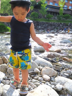 SHUNKIさん（キッズ・90cm）の夏コーディネート