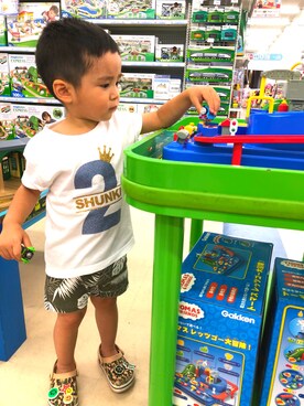 SHUNKIさん（キッズ・90cm）の夏コーディネート