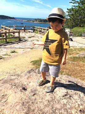 SHUNKIさん（キッズ・90cm）の夏コーディネート