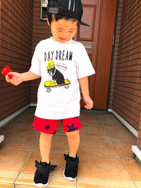 SHUNKIさん(キッズ・90cm)の夏コーディネート