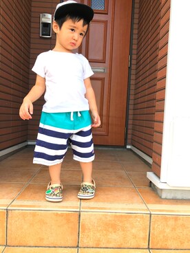 SHUNKIさん（キッズ・90cm）の夏コーディネート