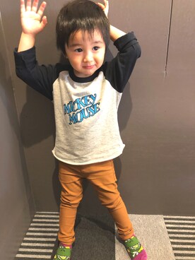 SHUNKIさん（キッズ・100cm）の冬コーディネート