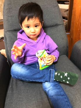 SHUNKIさん（キッズ・100cm）の冬コーディネート