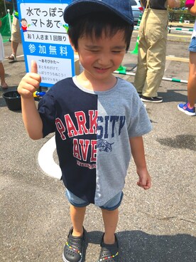 SHUNKIさん（キッズ・100cm）の夏コーディネート