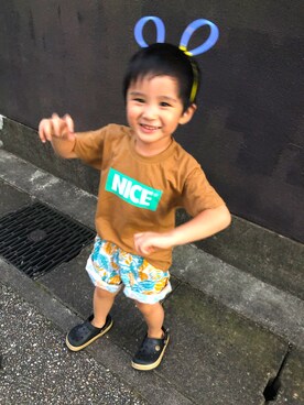 SHUNKIさん（キッズ・100cm）の夏コーディネート