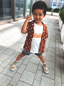 SHUNKIさん（キッズ・100cm）の秋コーディネート