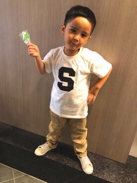 SHUNKIさん（キッズ・100cm）の秋コーディネート