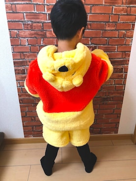 「aimerfeel（エメフィール）のアイテム」を使った、SHUNKIさん（キッズ・100cm）の冬コーディネート