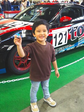 SHUNKIさん（キッズ・100cm）の冬コーディネート