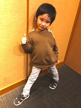 SHUNKIさん（キッズ・100cm）の冬コーディネート