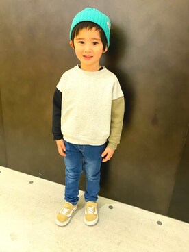 SHUNKIさん(キッズ・100cm)の冬コーディネート