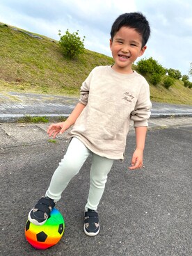 SHUNKIさん（キッズ・110cm）の春コーディネート