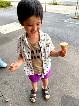SHUNKIさん（キッズ・110cm）の夏コーディネート