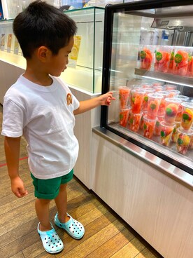 SHUNKIさん（キッズ・110cm）の夏コーディネート