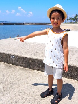 SHUNKIさん（キッズ・110cm）の夏コーディネート