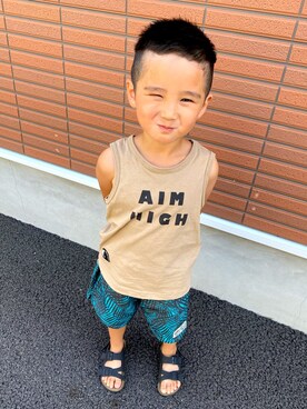 SHUNKIさん（キッズ・110cm）の夏コーディネート