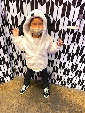 「aimerfeel（エメフィール）のアイテム」を使った、SHUNKIさん（キッズ・110cm）の春コーディネート