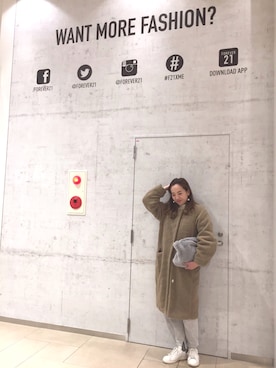 「ファークラッチ」｜rieさん（レディース・158cm）の冬コーディネート
