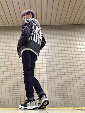 「アイテム（カバーオール）」を使った、ＪＵＮさん（メンズ・178cm・40代）の秋コーディネート
