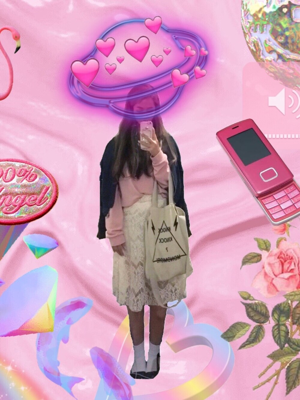 「ootd、outfit、daily look、WOMEN、girl、street、streetstyle、fashion、skirt、pink」｜「abplusのアイテム（ブルゾン、ブラック系）」を使った、Chocobarさん（レディース・160cm）の春コーディネートの1枚目の写真