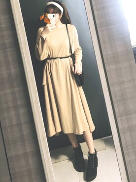 「salad（サラダ）のアイテム」を使った、ユキさん（レディース・163cm）の冬コーディネート