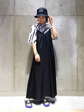 Matsumotoさん（レディース・162cm）の夏コーディネート