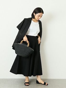 「COTTO（コトゥー）のアイテム」を使った、Matsumotoさん（レディース・162cm）の春コーディネート