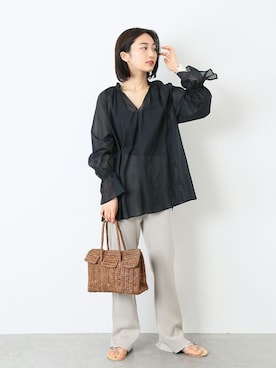 「journal standard L'essage（ジャーナルスタンダードレサージュ）のアイテム」を使った、Matsumotoさん（レディース・162cm）の春コーディネート