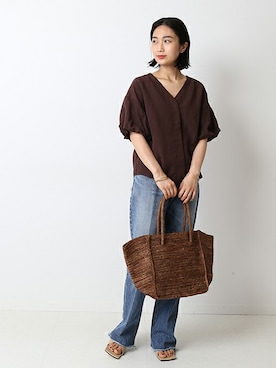 「journal standard L'essage（ジャーナルスタンダードレサージュ）のアイテム」を使った、Matsumotoさん（レディース・162cm）の夏コーディネート