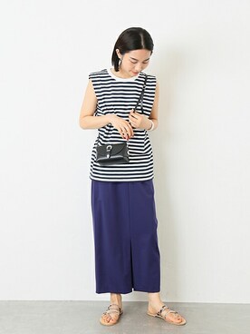 Matsumotoさん（レディース・162cm）の夏コーディネート