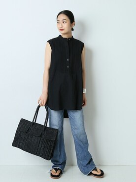 「journal standard L'essage（ジャーナルスタンダードレサージュ）のアイテム」を使った、Matsumotoさん（レディース・162cm）の夏コーディネート