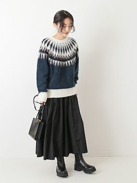 Matsumotoさん(レディース・162cm)の冬コーディネート