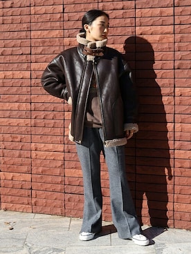 「journal standard L'essage（ジャーナルスタンダードレサージュ）のアイテム」を使った、Matsumotoさん（レディース・162cm）の冬コーディネート