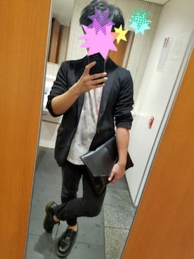 「Dr. Martens（ドクターマーチン）のアイテム（モカシン/デッキシューズ）」を使った、@MASAさん（メンズ・165cm）の秋コーディネート