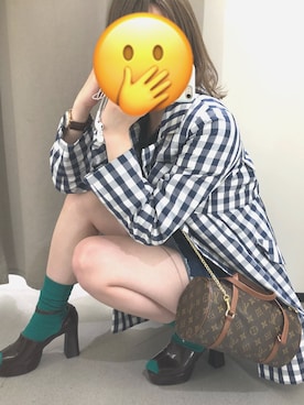 「31 Sons de mode（トランテアン　ソン　ドゥ　モード）のアイテム（トレンチコート）」を使った、reoさん（レディース・158cm）の春コーディネート