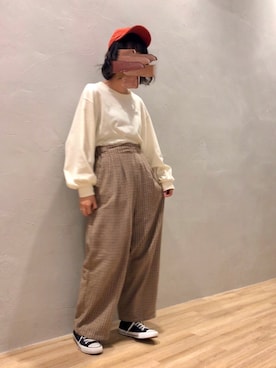 ぷくもちょさん（レディース・157cm）の秋コーディネート