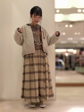 ぷくもちょさん(レディース・157cm)の冬コーディネート