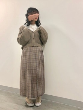 ぷくもちょさん（レディース・157cm）の冬コーディネート