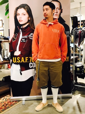 AVIREX HIDEO.Yさん(メンズ・168cm)の夏コーディネート