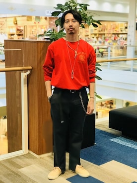 「西宮ガーデンズ」｜AVIREX HIDEO.Yさん（メンズ・168cm）の夏コーディネート